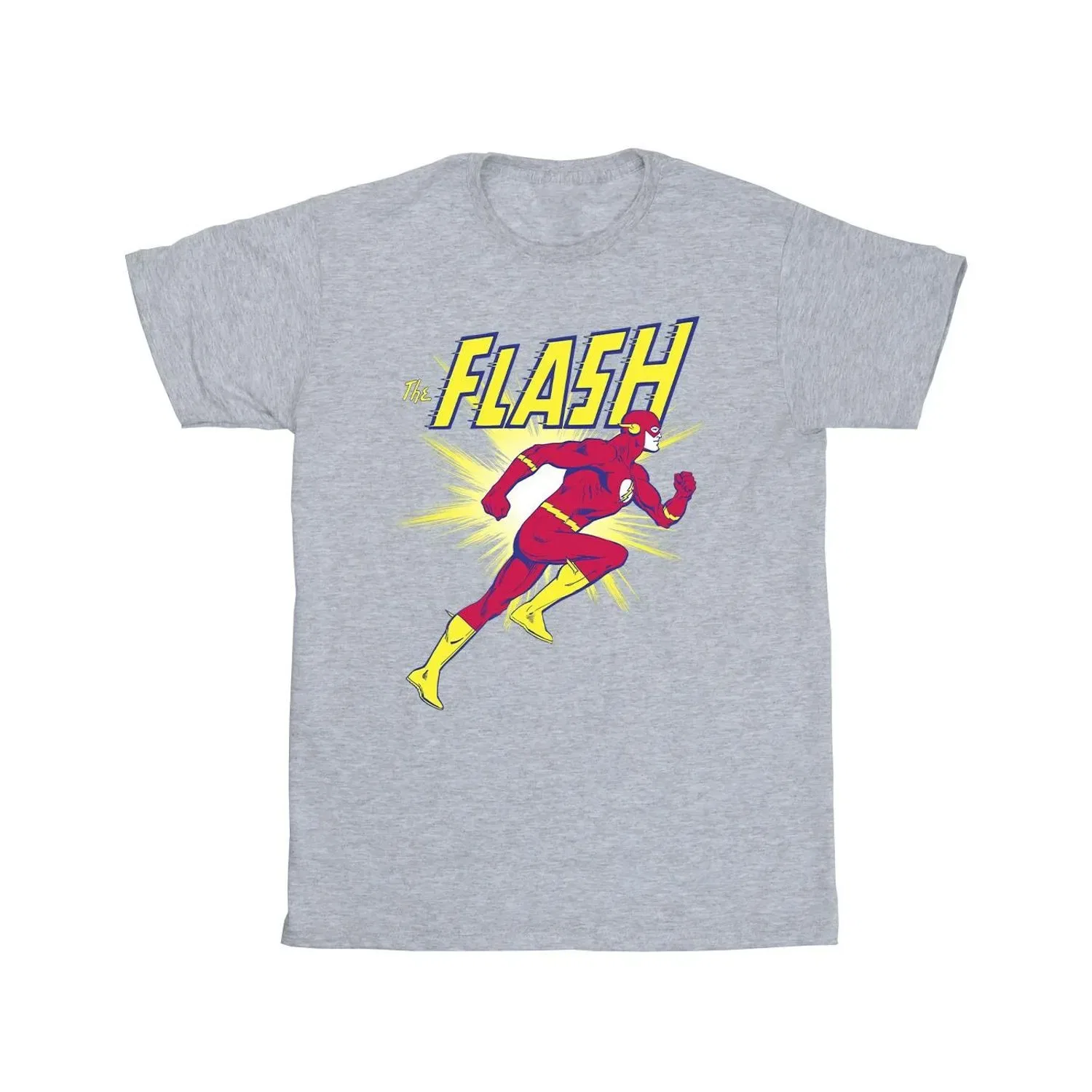 Футболка с принтом The Flash DC Comics, серый — фото 2