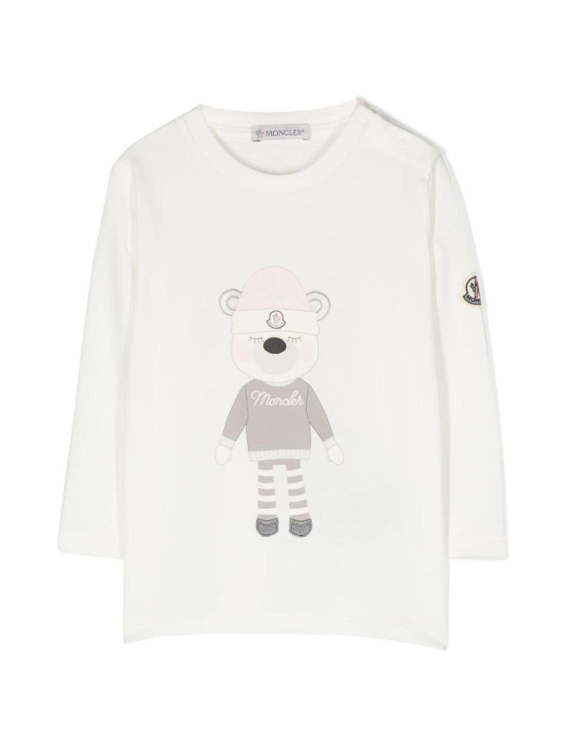 

Moncler Enfant толстовка с графичным принтом, белый