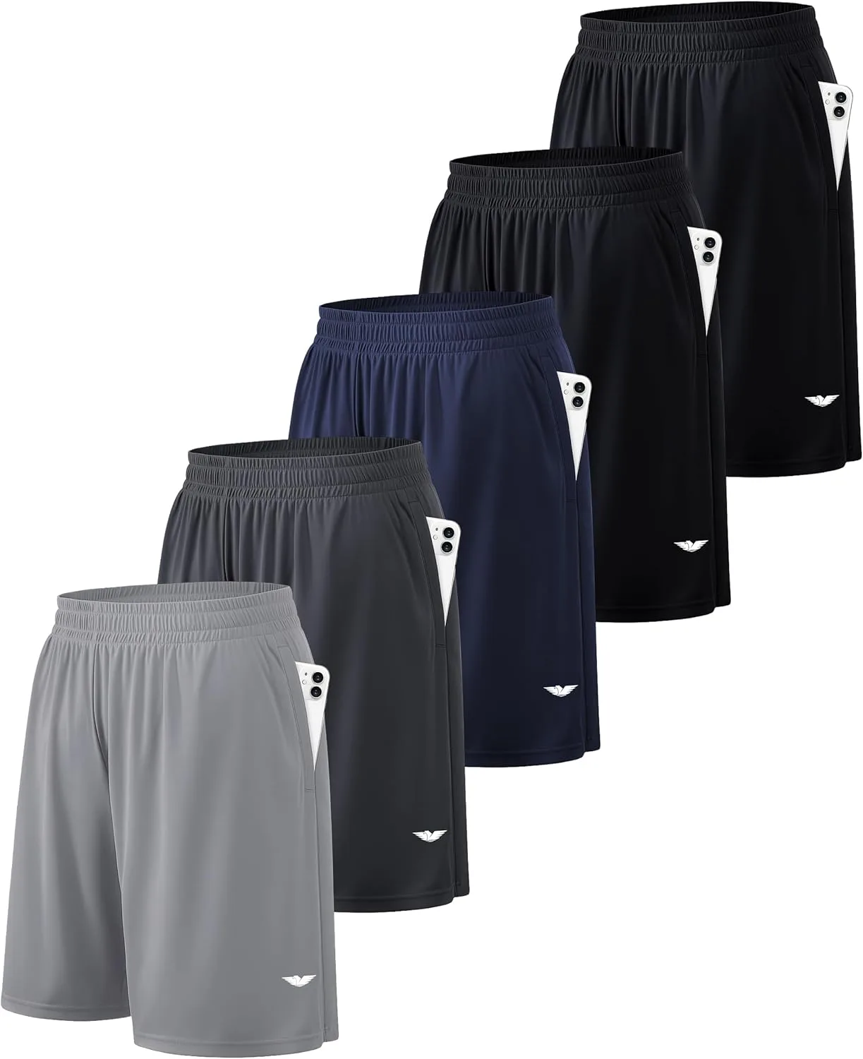 

Мужские шорты American Heaven для спорта | Dry-Tech, устойчивые к поту, с кулиской