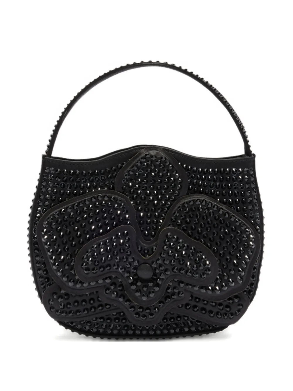 

Сумка-тоут Orchidea размера мини с кристаллами Genny, черный