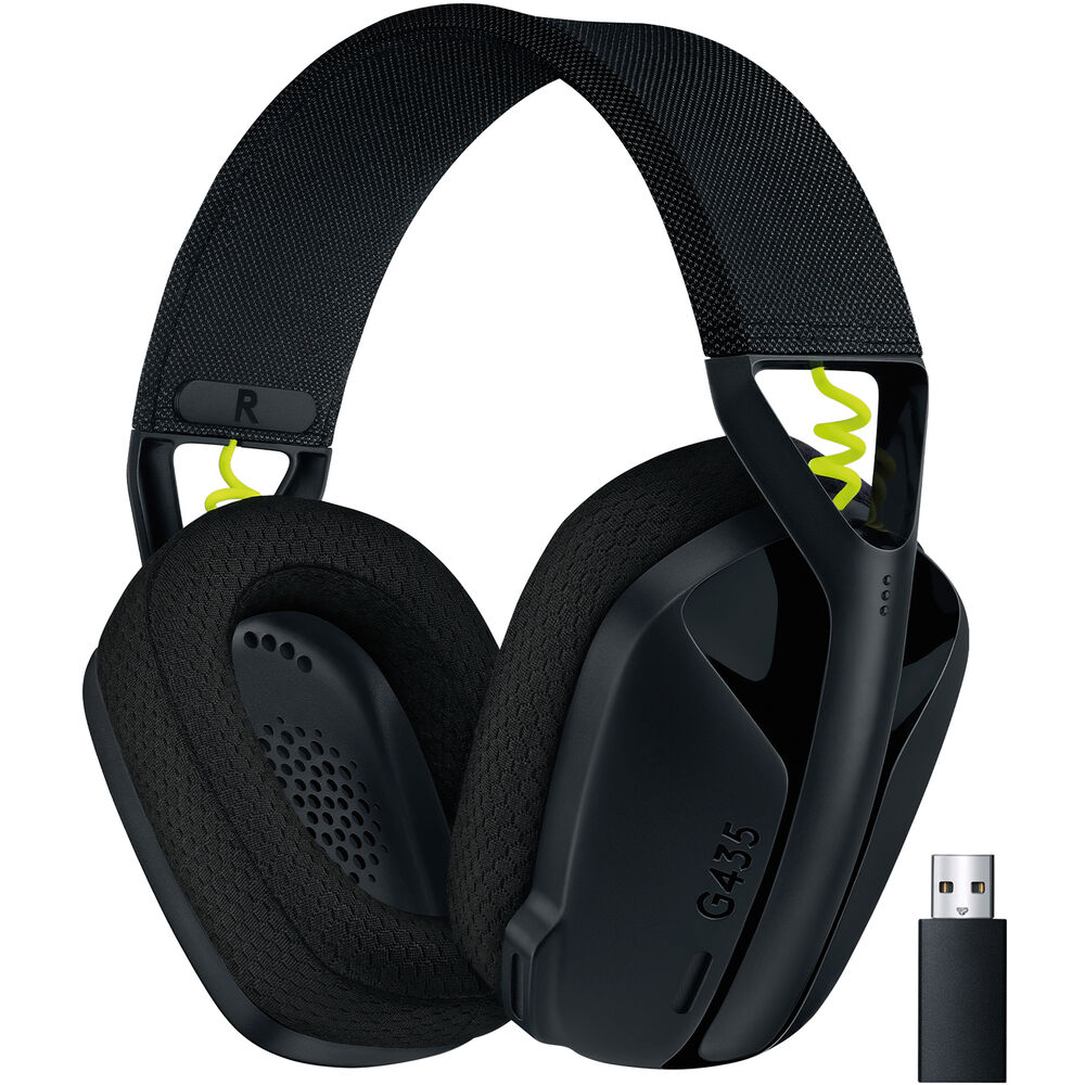 

Беспроводная игровая гарнитура Logitech G G435 (черная/желтая)