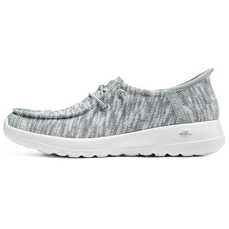 

Кроссовки Skechers Slip Ins Lifestyle Shoes Women's Low-top Grey/white, серый/белый