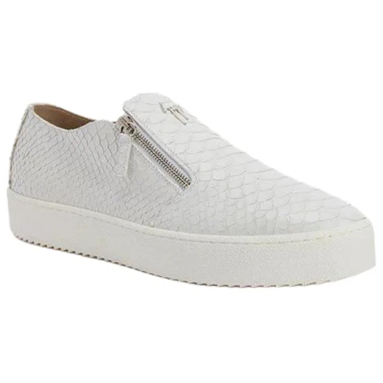 Giuseppe Zanotti/GZ Casual Leather Shoes Men's White — фото 4