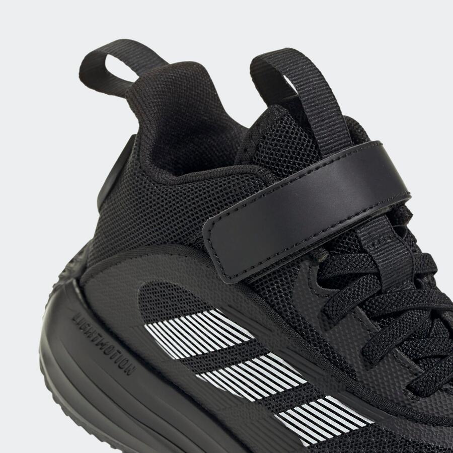 Детские баскетбольные кроссовки ADIDAS Own The Game 3.0 чёрные — фото 4