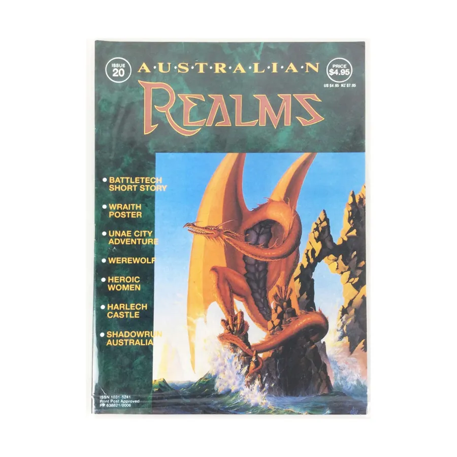 

Журнал #20 "Heroic Women, Shadowrun Australia, Harlech Castle", Australian Realms Magazine