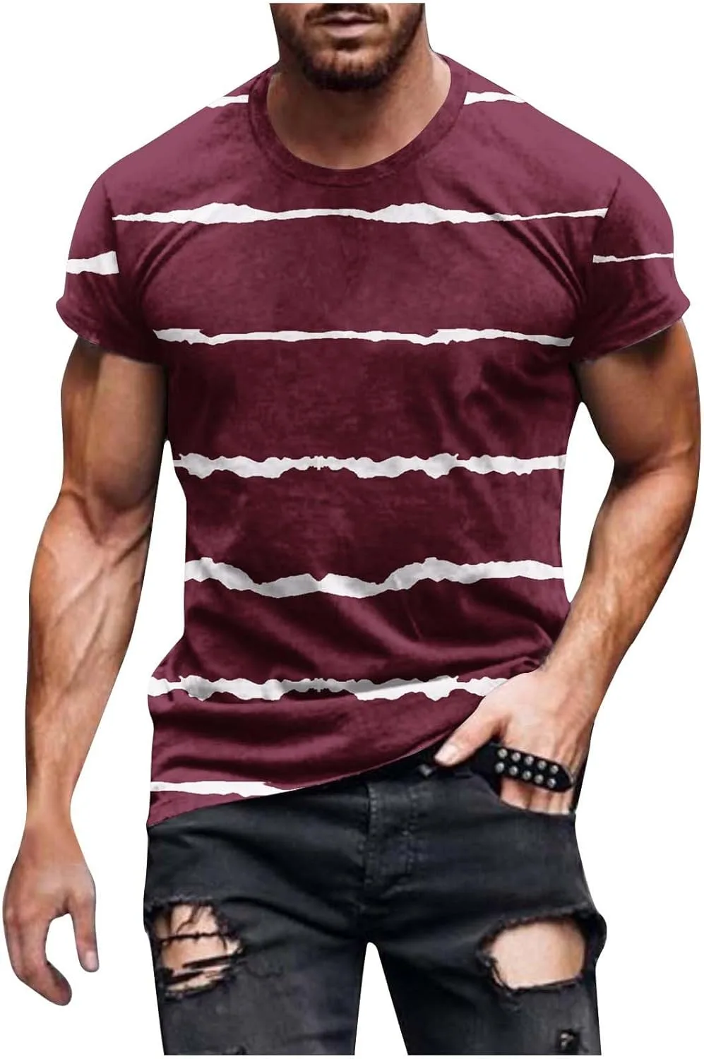 

Футболка мужская Muscularfit Loose Fit с принтом