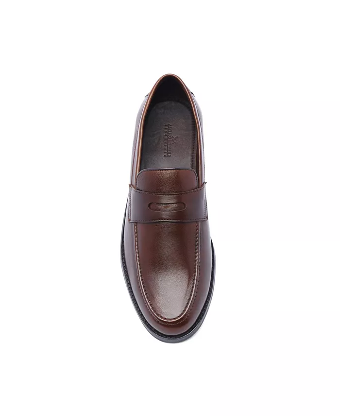 Мужские кожаные лоферы Sherman Penny Slip-On Anthony Veer, коричневый — фото 4