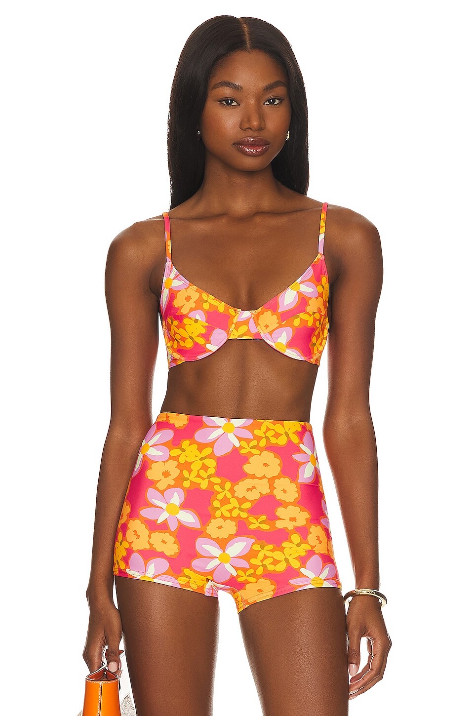 

Топ бикини Stone Fox Swim Conch, цвет Lei Lei