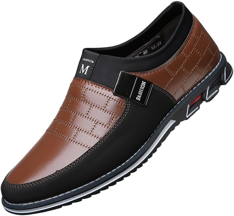 

Мужские повседневные туфли, кроссовки, лоферы, комфортная обувь для ходьбы, для работы и офиса Clolinde, коричневый