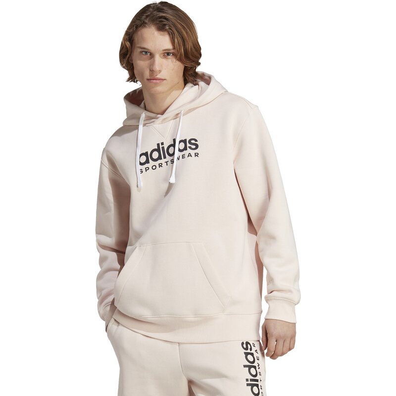 Толстовка с капюшоном из флиса All szn с рисунком Adidas, цвет wonqua — фото 2