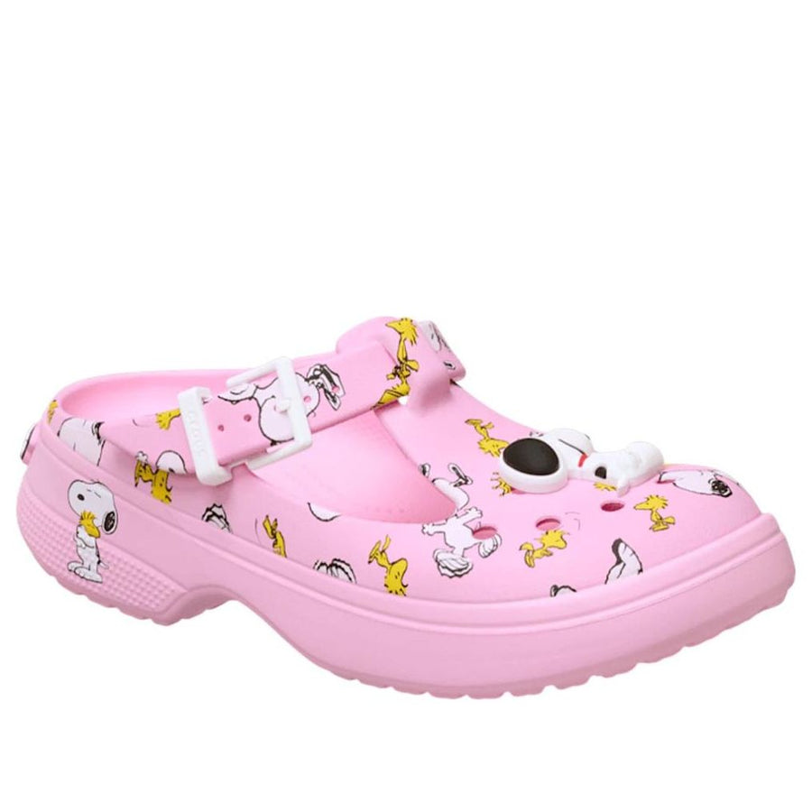 Сандалии Crocs x Peanuts Snoopy Mary Jane Clog 'Peanuts and Woodstock', розовый — фото 2