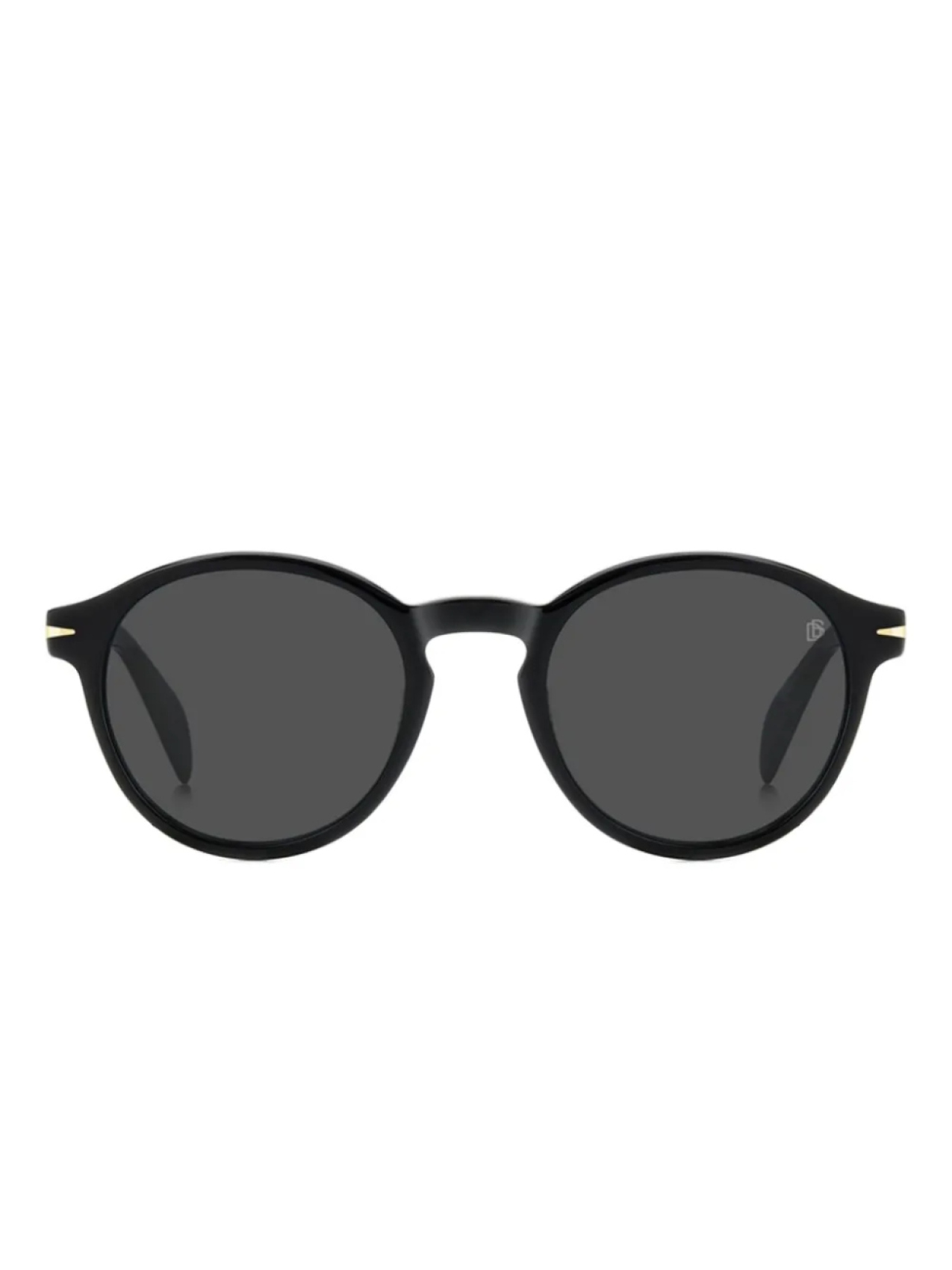 

Солнцезащитные очки DAVID BECKHAM EYEWEAR в круглой оправе, черный