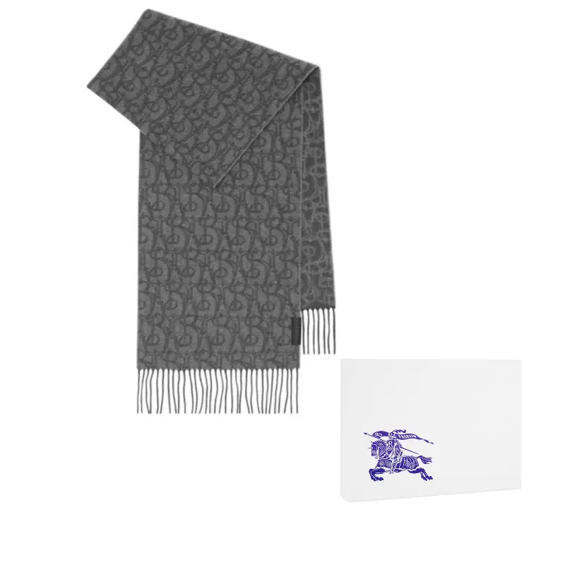 

Burberry Шарф из кашемира, Gray