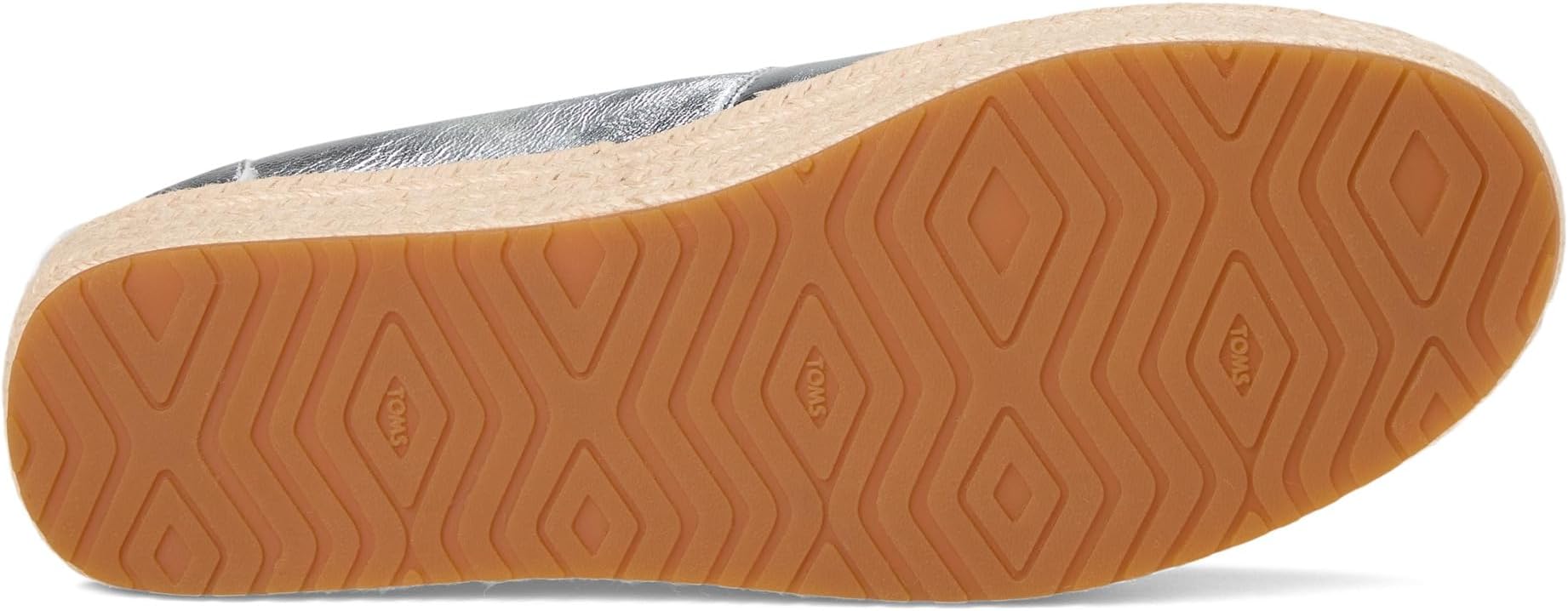 Лоферы TOMS Valencia, цвет Silver Metallic — фото 3