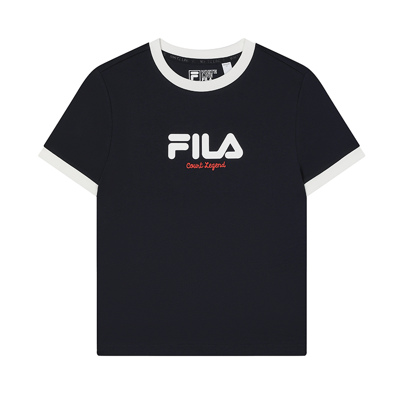 

FILA ОРИГИНАЛЬНЫЙ комплект футболок с рукавами, женская легенда, синяя