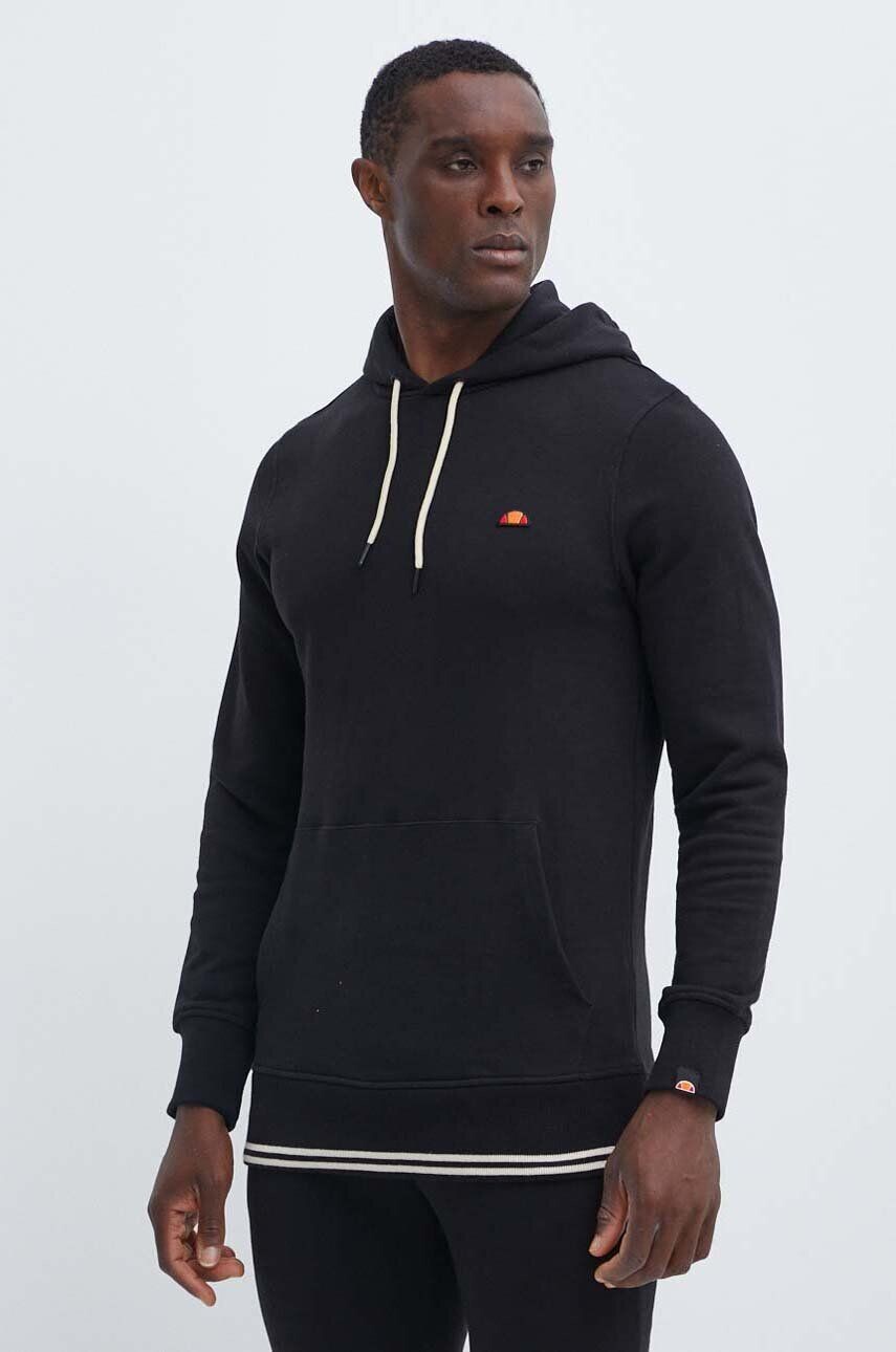 

Хлопковая толстовка Ellesse Koda OH Hoody, черный