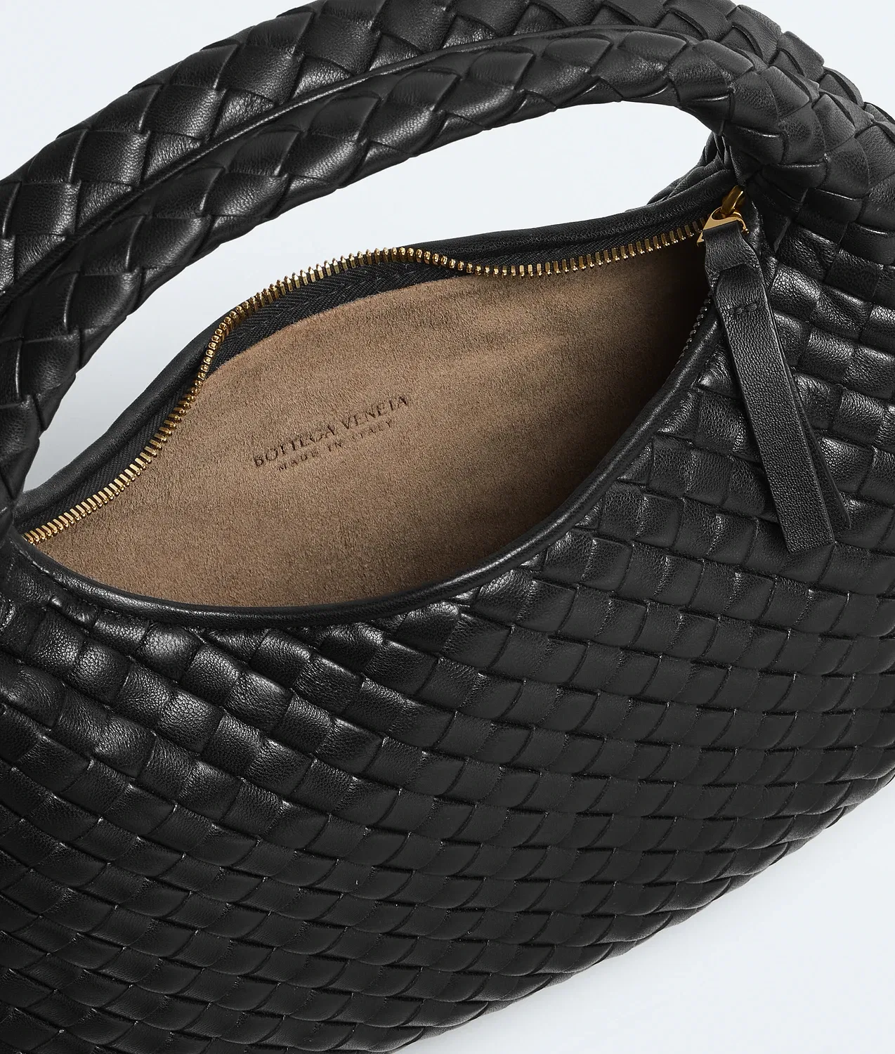 Маленькая Венета BOTTEGA VENETA, черный — фото 3