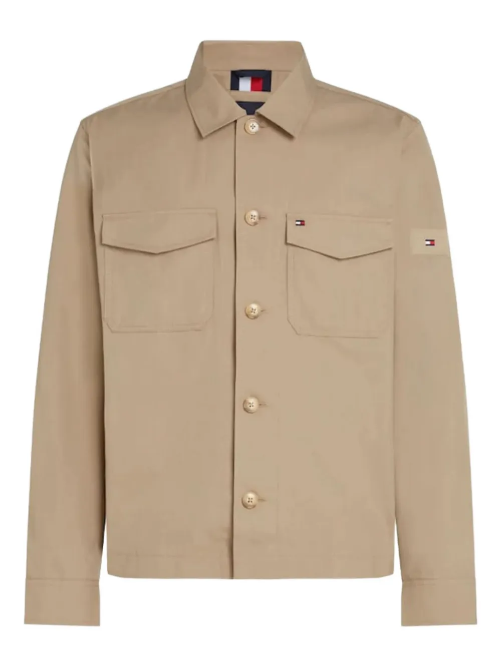 

Куртка с застежкой на пуговицы и накладными карманами Tommy Hilfiger, нейтральный