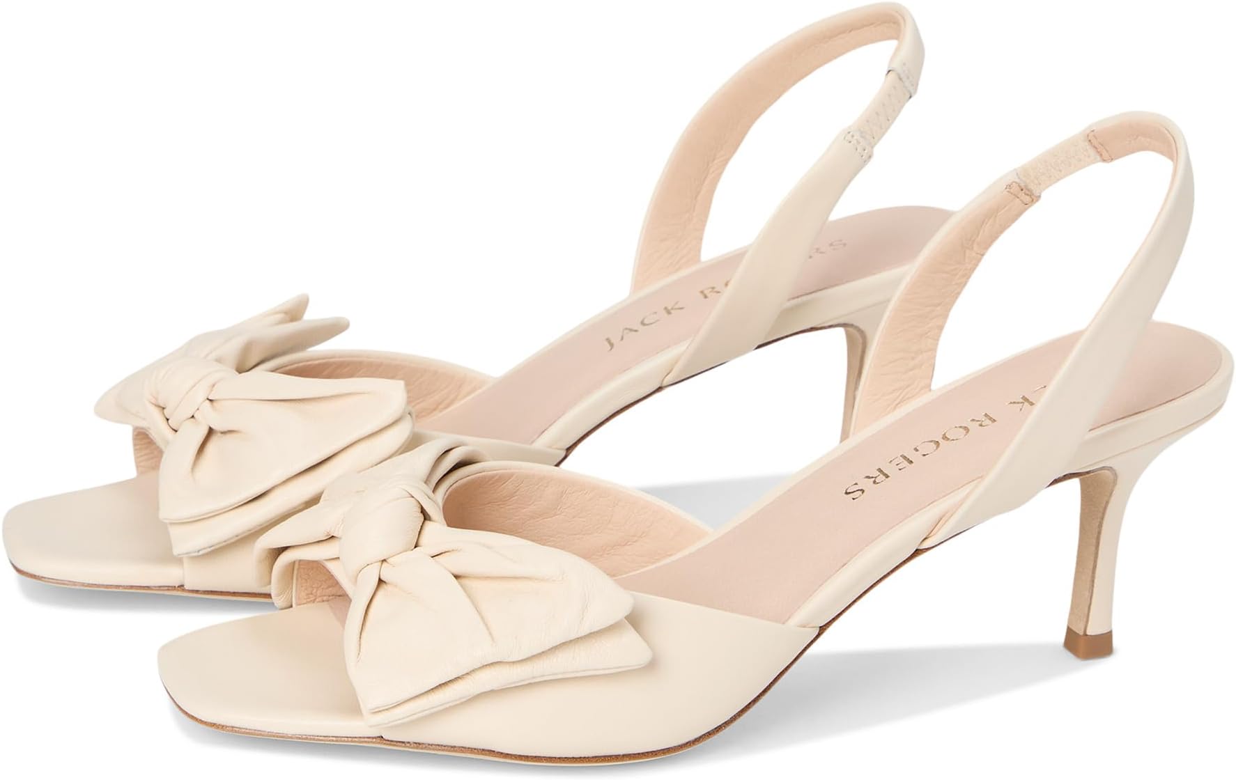 Туфли Jack Rogers Eloise Bow Slingback, слоновая кость
