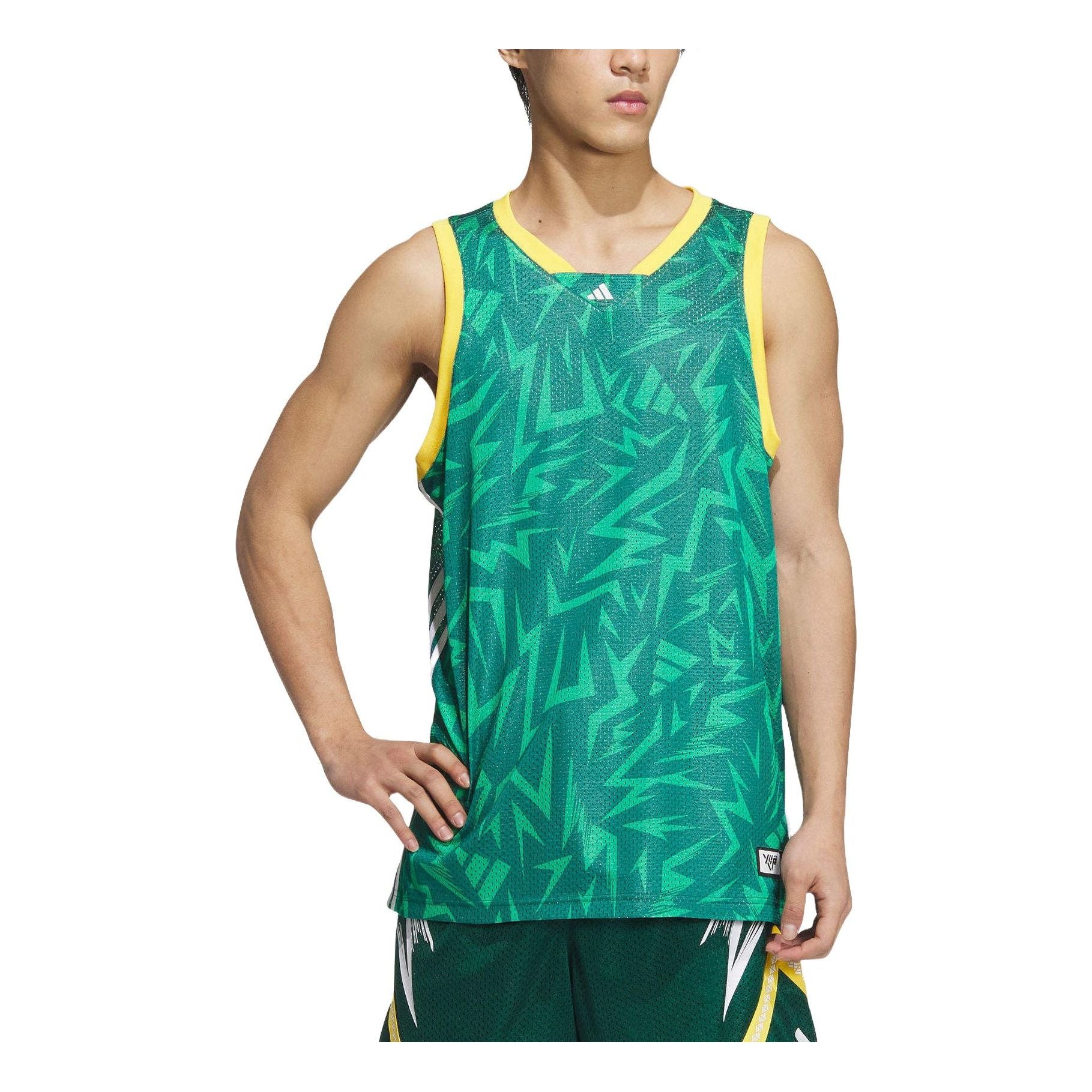 

Спортивный топ adidas Basketball Tank 'Green' JC6794, зеленый