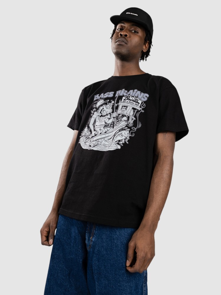 

Футболка Brixton Bass Brains Monster T-Shirt, black, Черный, Футболка Brixton Bass Brains Monster T-Shirt, black