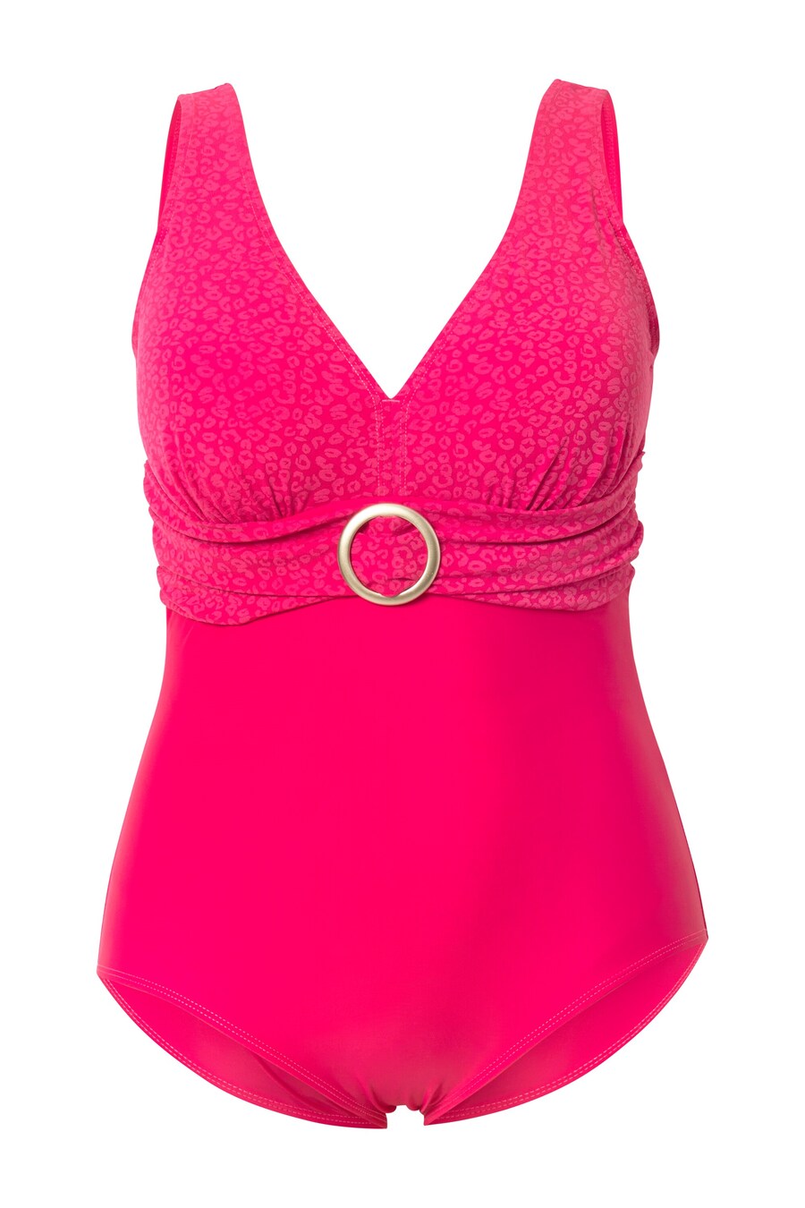 

Треугольный купальник Ulla Popken, фуксия/светло-розовый