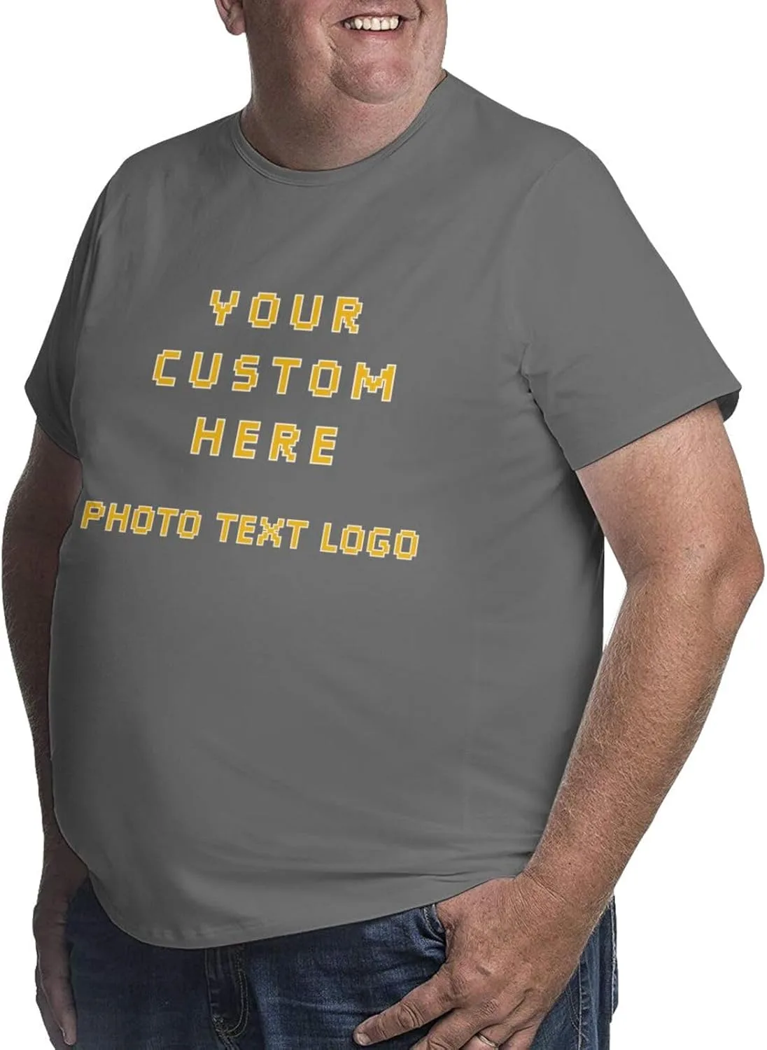 Футболка Custom T Shirt Design Your Own, 6XL — фото 2