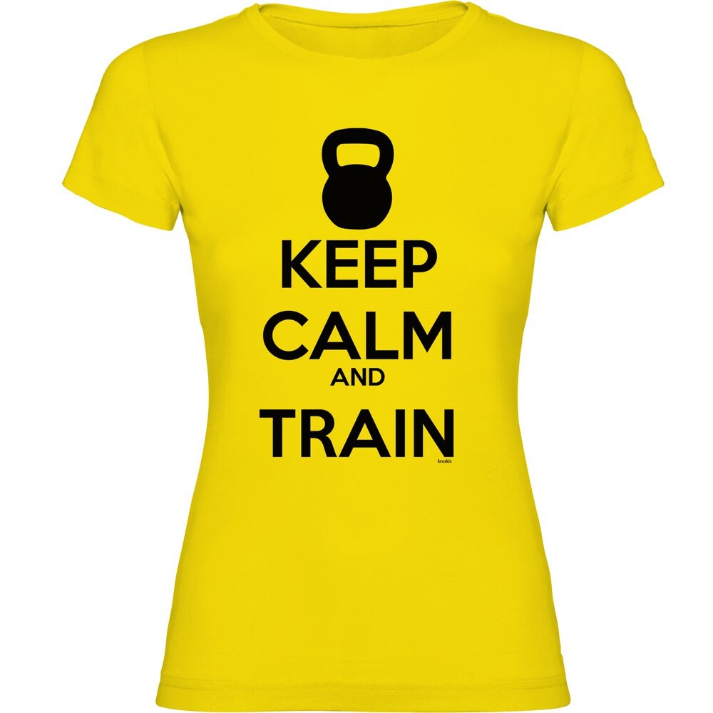 

Футболка Kruskis Keep Calm And Train, желтый