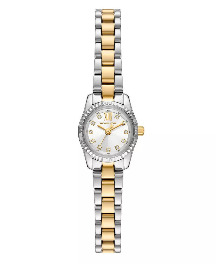 

Женские часы Lexington Three-Hand с двухцветным корпусом из нержавеющей стали, 19 мм Michael Kors