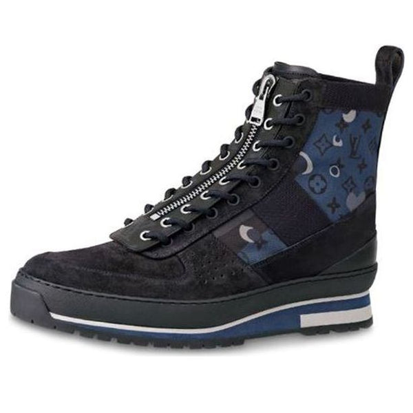 

Кроссовки harlem ankle sneakers 'blue black' Louis Vuitton, синий