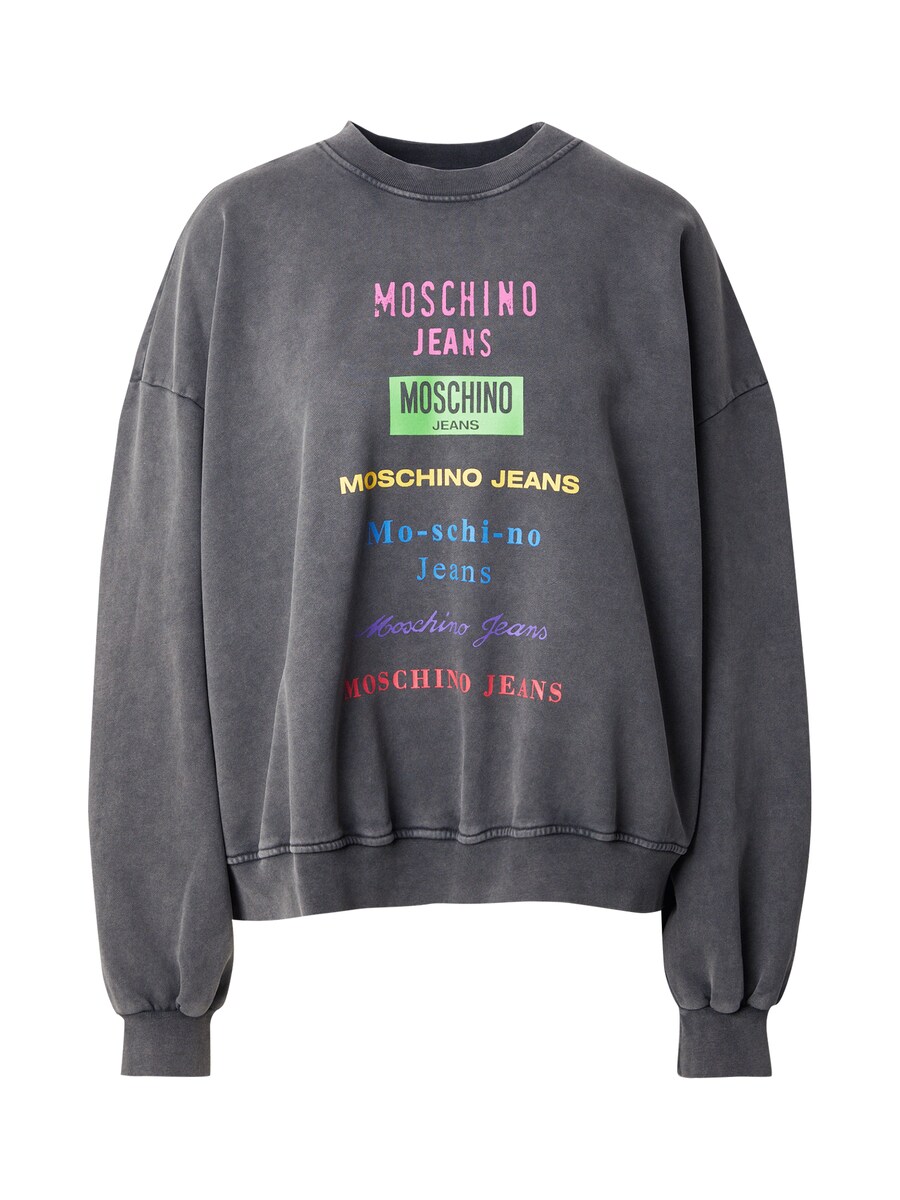 

Толстовка Moschino Jeans, темно-серый