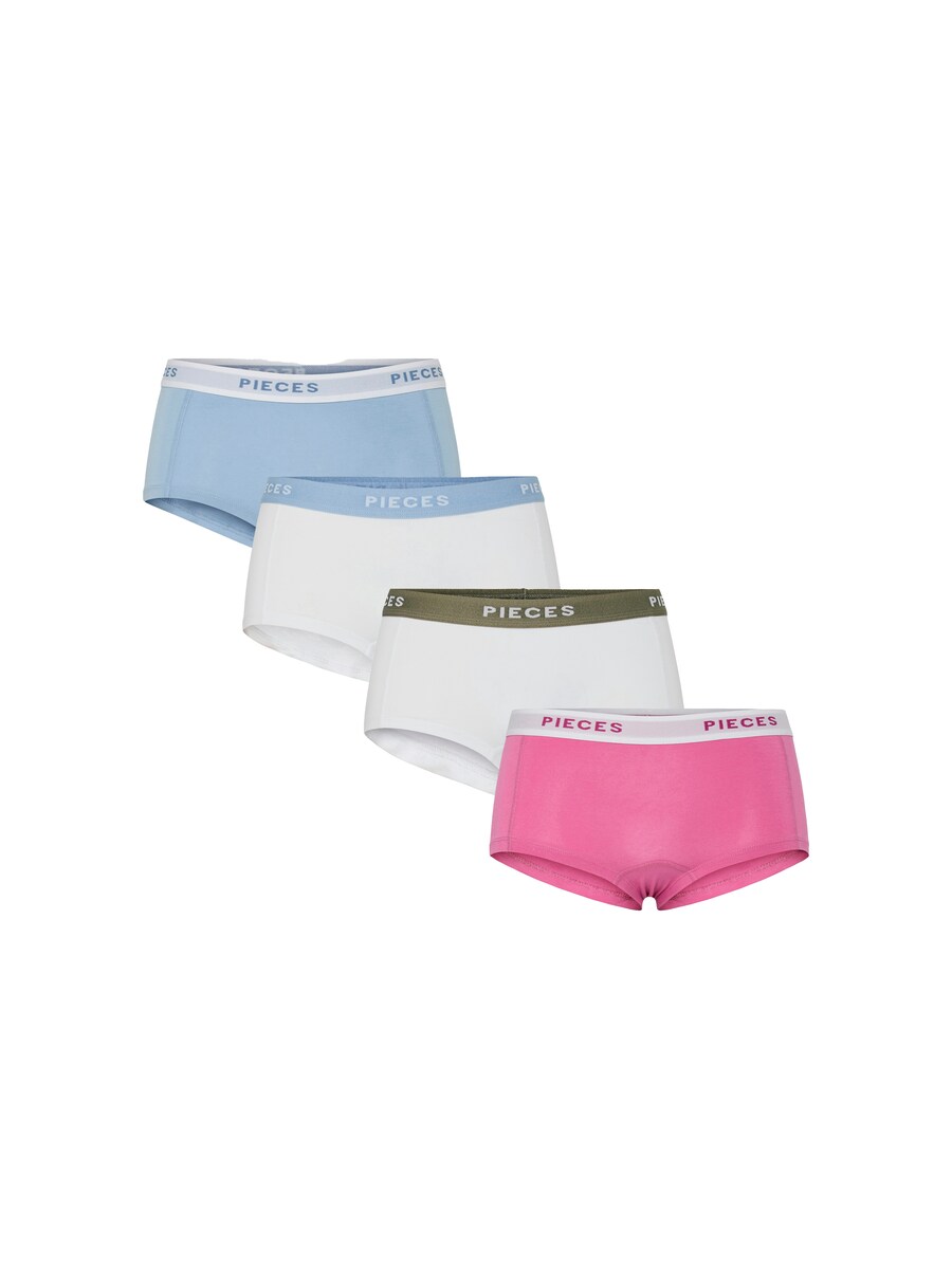 

Бой-шорты PIECES, цвет Light blue/Light pink/White