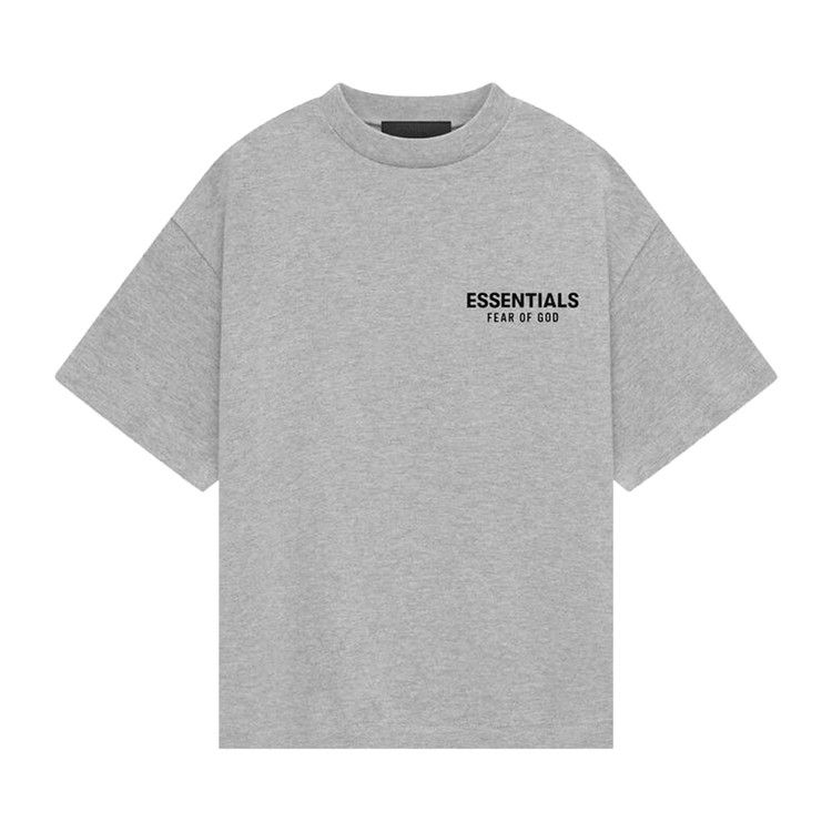 

Футболка Fear of God Essentials Kids Jersey Crewneck Tee, Light Heather Grey