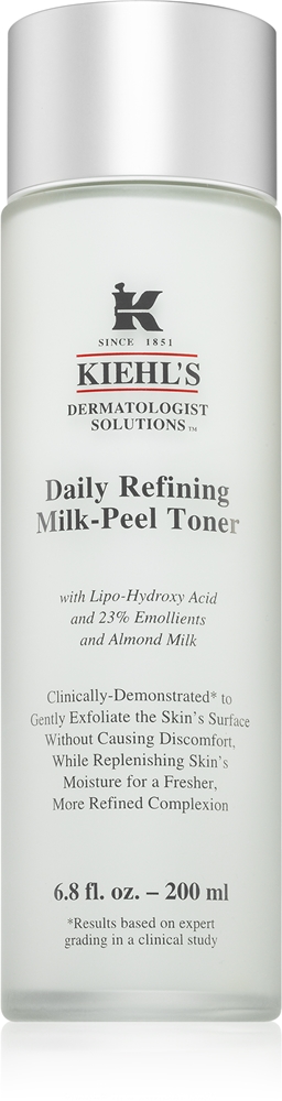 

Ежедневный очищающий молочный тоник-пилинг - это мягкий отшелушивающий тоник для всех типов кожи, включая чувствительную. Kiehl'S, 200 мл