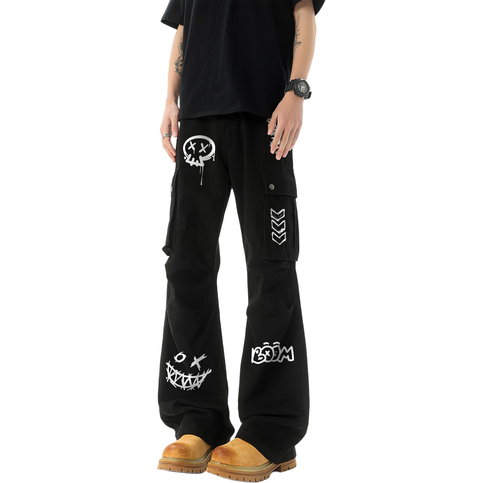 

Джинсы Unisex Moderate Cargo HUANQIU, черный