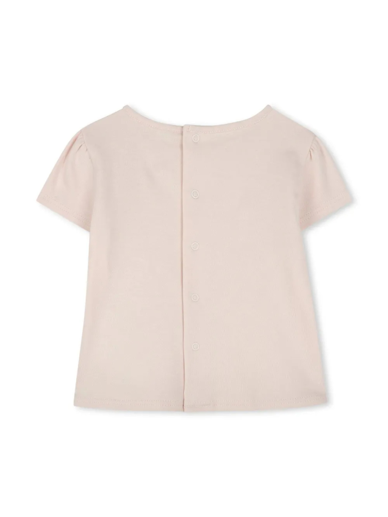 Chloé Kids комплект из футболки и блумеров, розовый — фото 4