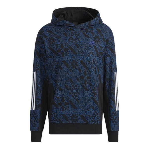 

Толстовка Men's adidas Full Print Sports Pullover Navy Blue, мультиколор