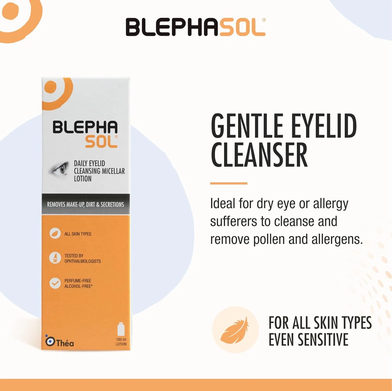 Лосьон для век Blephasol Sensitive Eyelids, 100 мл Blephasol — фото 4