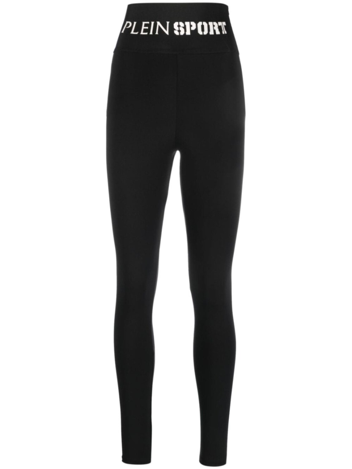 

Plein Sport легинсы с завышенной талией, черный