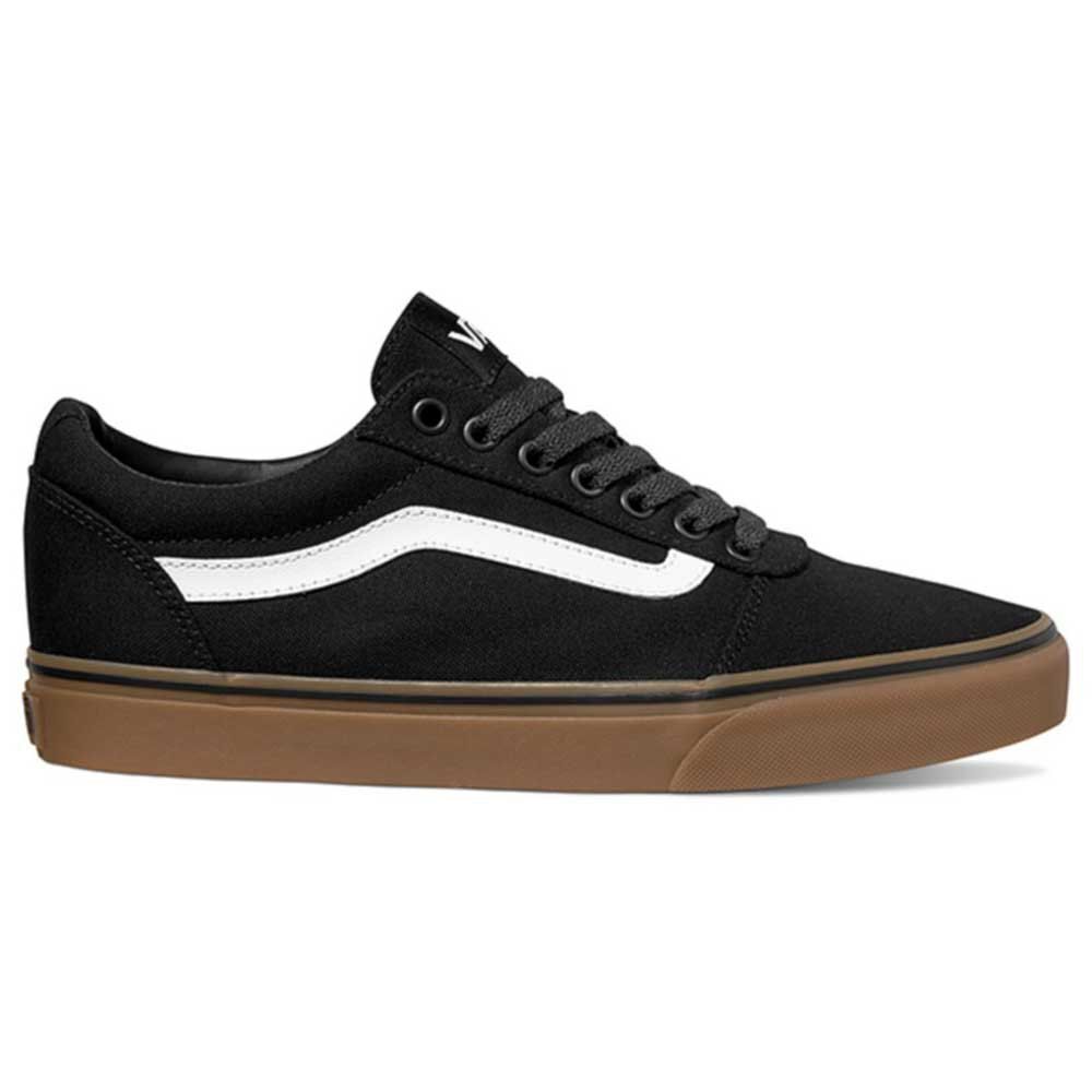 Кроссовки Vans Ward VN0A36EM7HI мужские черные с каучуковой подошвой на шнуровке для скейтбординга — фото 2