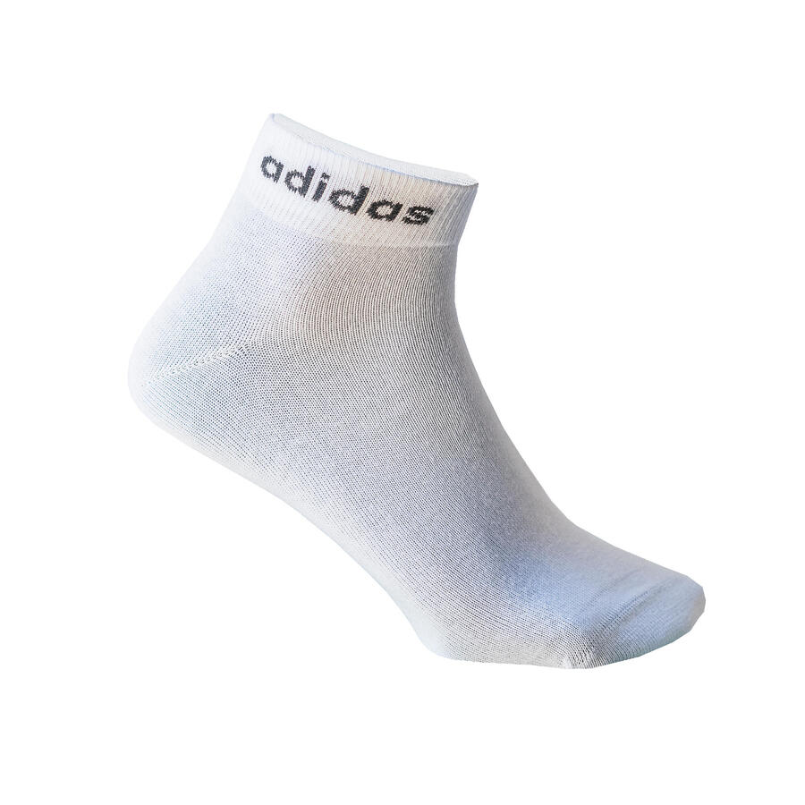 ADIDAS Теннисные носки средние, 3 шт., черные/белые/серые — фото 4