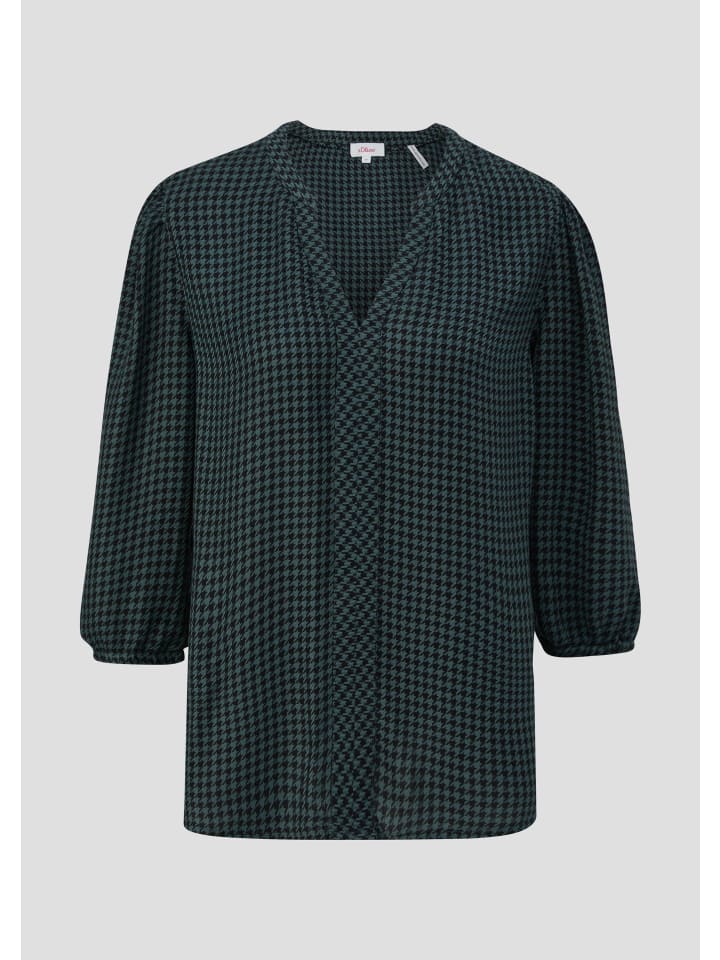 

s.Oliver Блузка цвета 79N7_оливково-зеленый