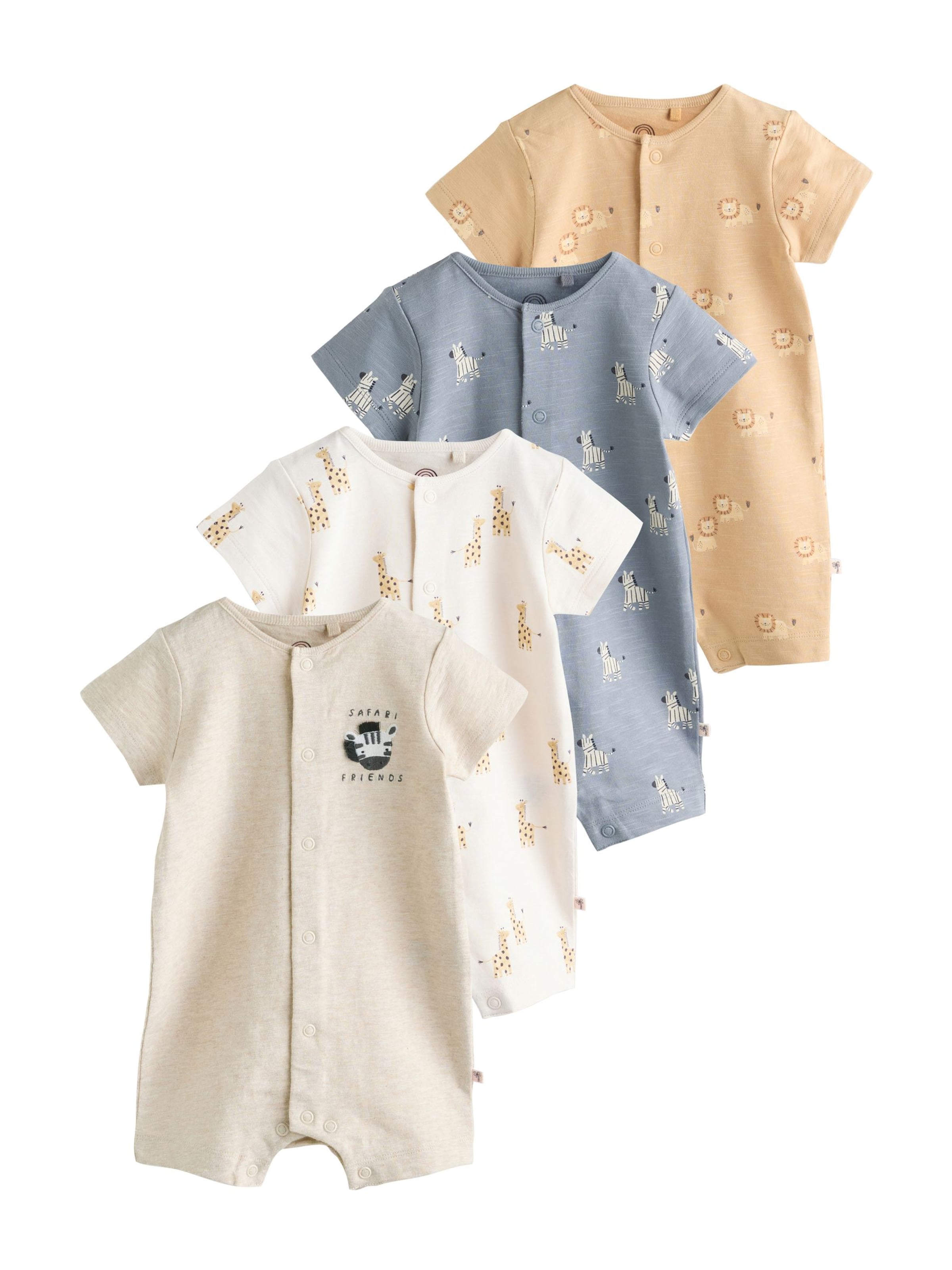 

Next Комбинезон/боди в крапчатом бежевом, крапчатом голубом, крапчатом коричневом, белом цвете