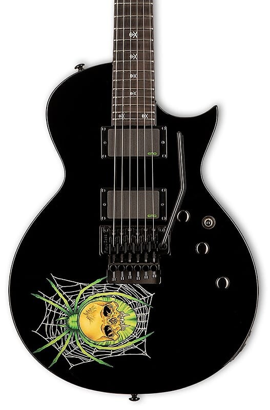 

Электрогитара ESP LTD KH-3 Kirk Hammett Signature Black w/Spider Graphic w/case