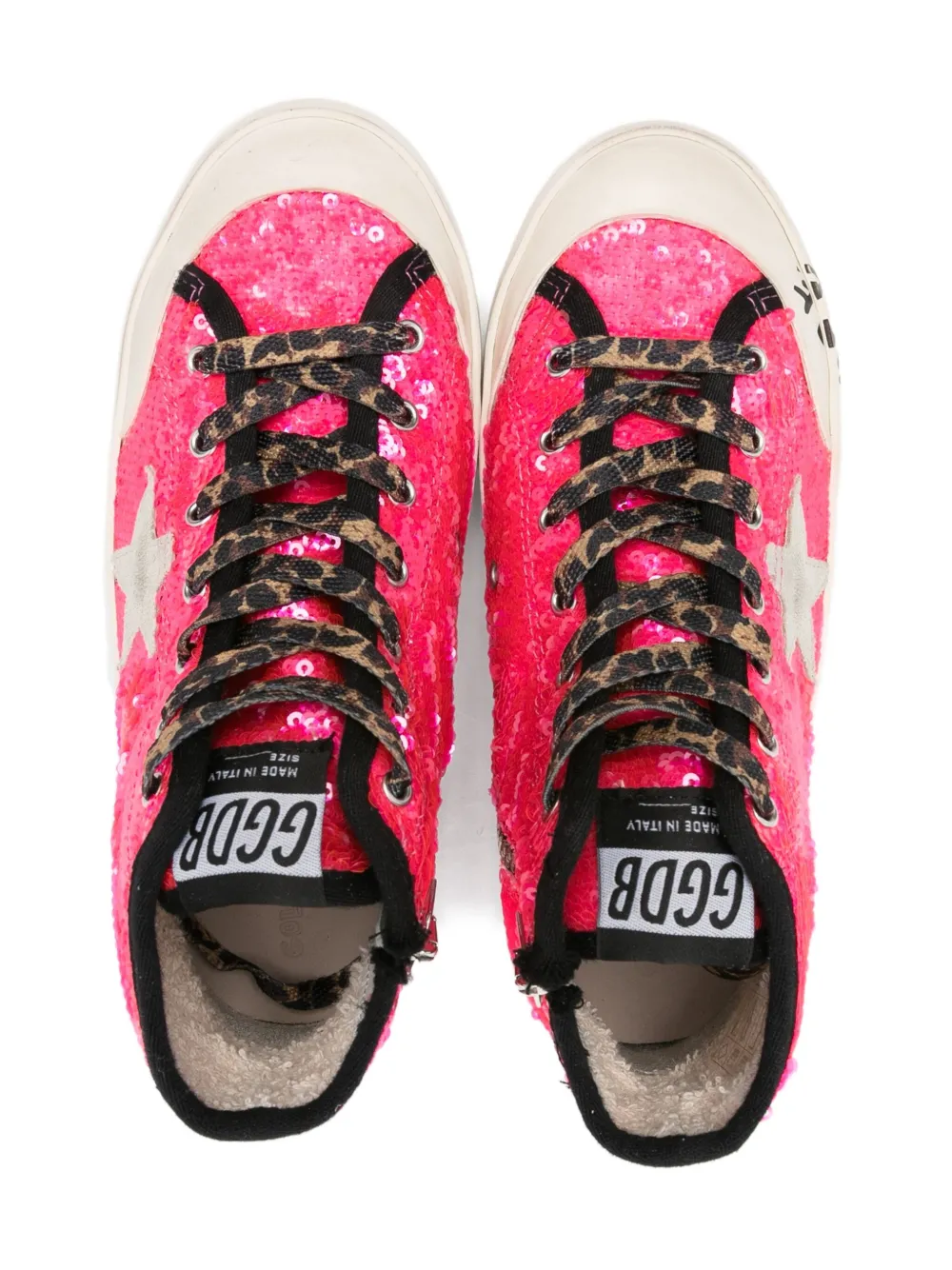 Кеды Francy Penstar Golden Goose Kids, розовый — фото 3