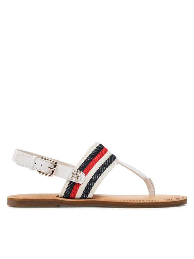 

Сандалии Tommy Hilfiger Flat Sandal Corporate FW0FW06988, экрю