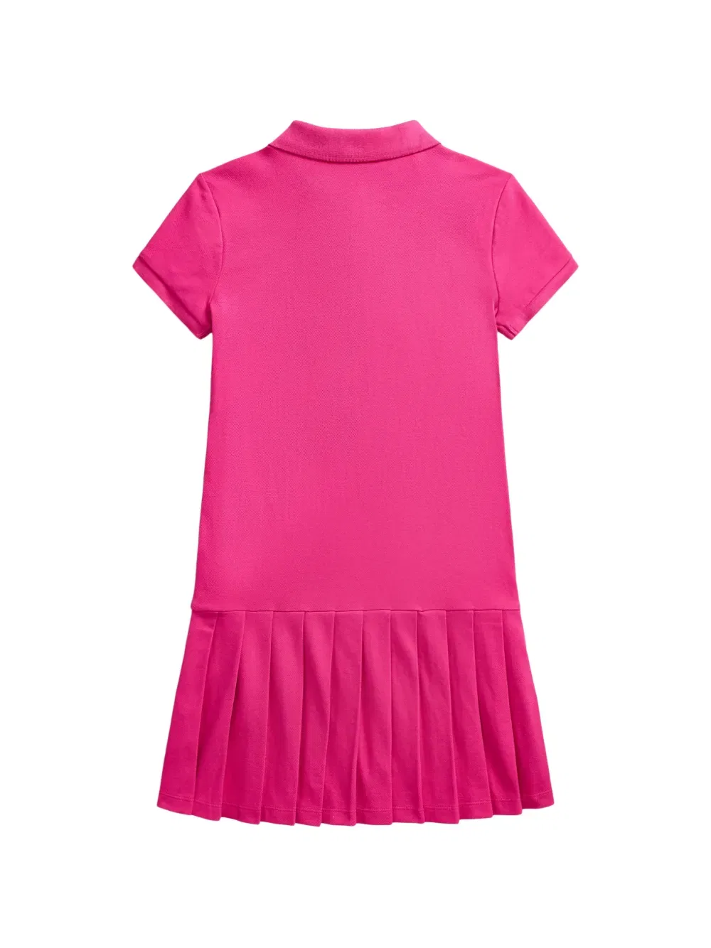 Платье-Поло с плиссированной юбкой Polo Ralph Lauren Kids, розовый — фото 2