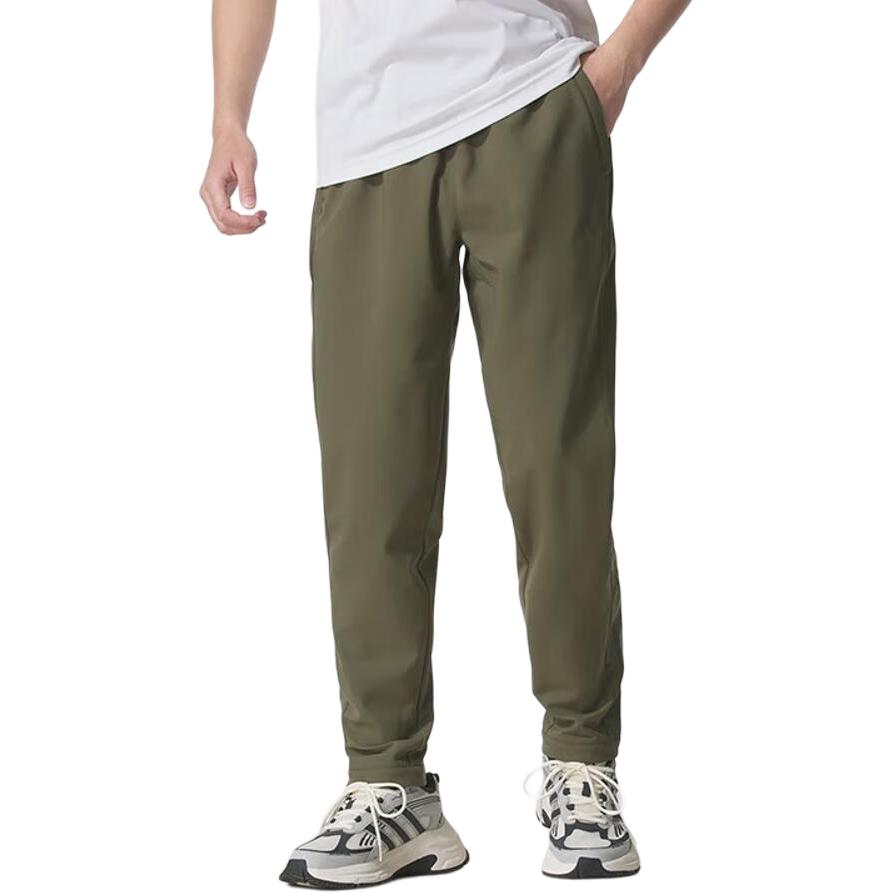 Adidas Повседневные брюки SL WARM PNT мужские olive green — фото 3