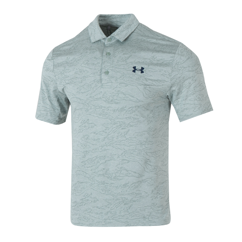 

Поло мужское лаймовое Under Armour, зеленый