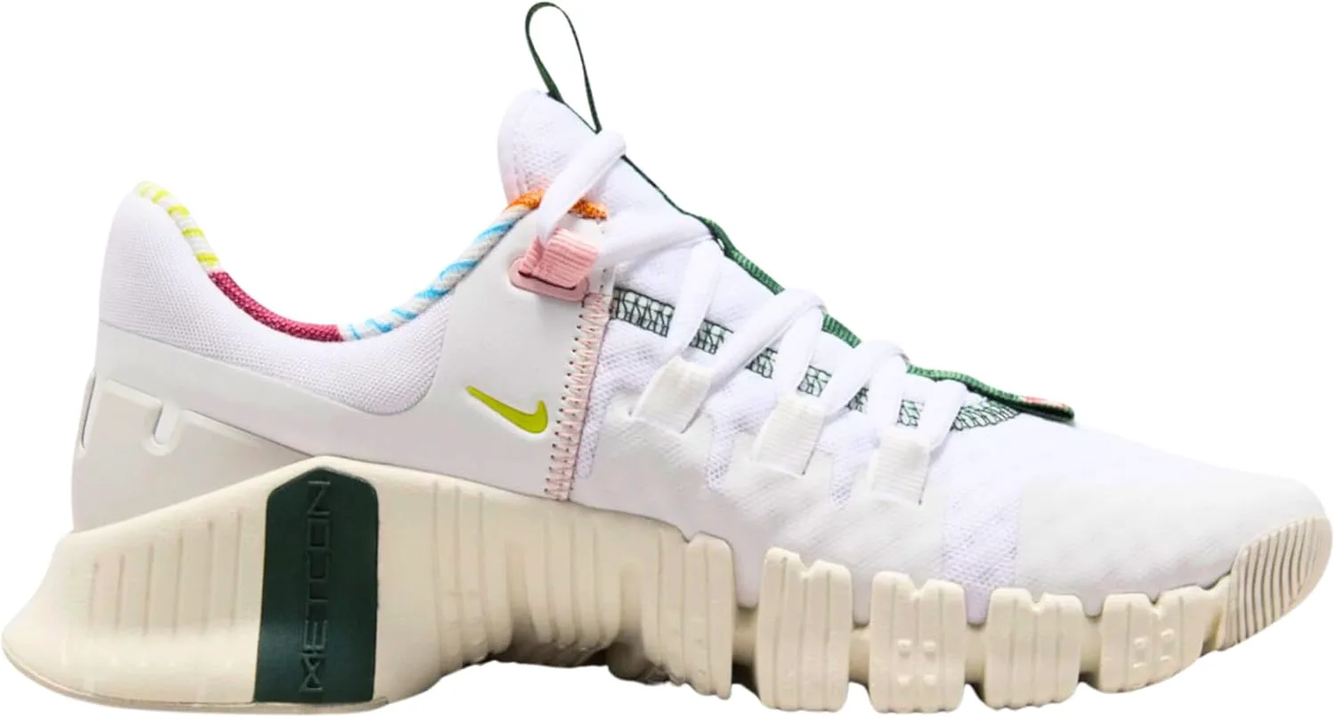 Женские кроссовки Nike Free Metcon 5 для тренировок, белый/розовый — фото 3